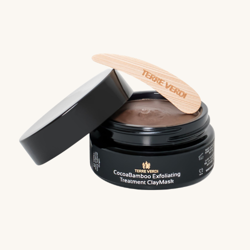 CocoaBamboo Exfoliating Treatment ClayMask for Face and Body - Natural Scrub