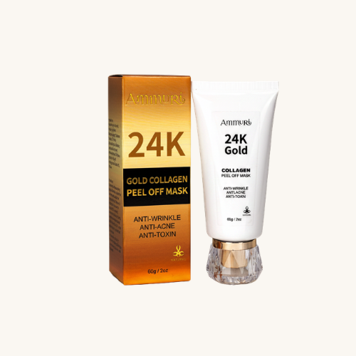 24K Gold Peel-Off Face Mask for Radiance & Deep Cleansing | Ammuri