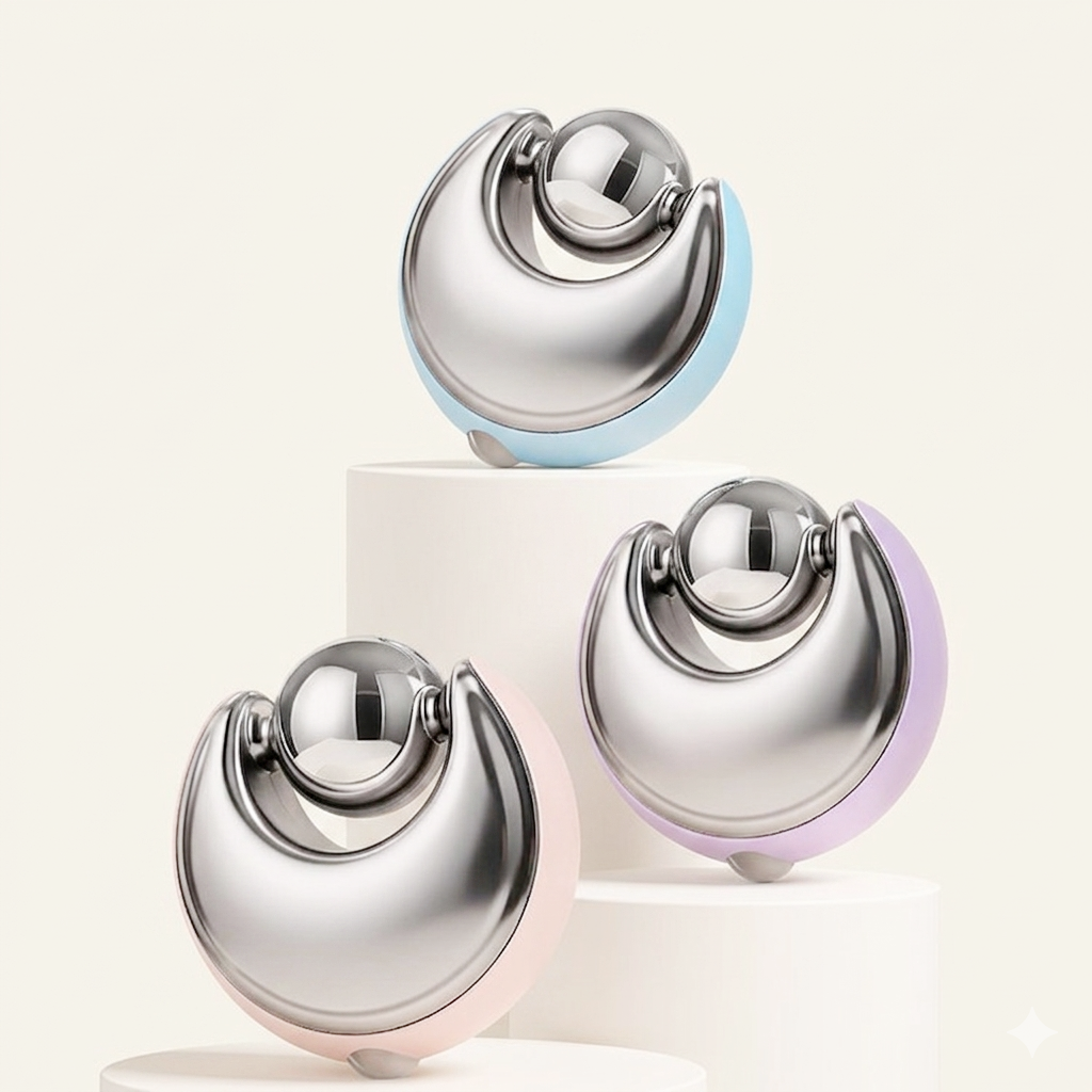 Massaggiatore Viso Cold Therapy - Rullo in Acciaio Inox per Skincare